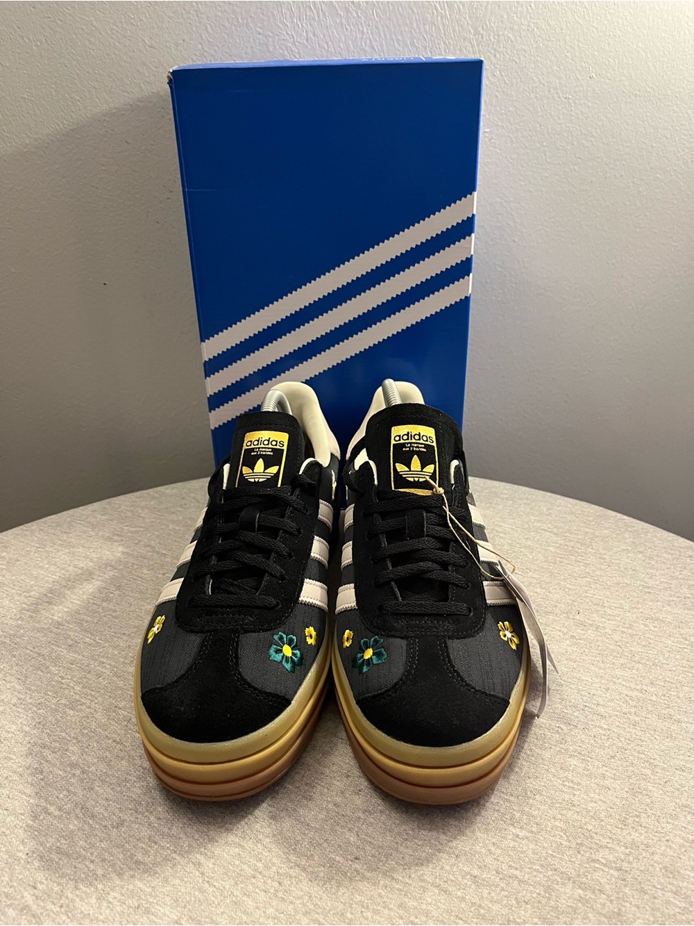 Adidas x Liberty London Gazelle Bold 'Black Floral' Women's Shoe Size 9 IH1922 - Picture 3 of 12